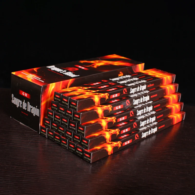 25 Small Boxes/ A Big Box India Incense Ambergris Dragon's Blood Aroma Incense Aromatic Incense Stick Home Air Clean Accessories