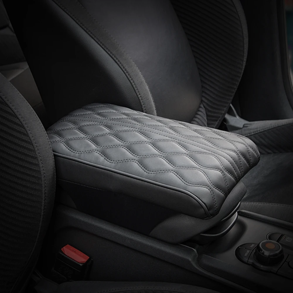 

Universal Leather Car Armrest Pad Auto Armrests Car Center Console Arm Rest Seat Box Pad Vehicle Protective For BMW Accessories