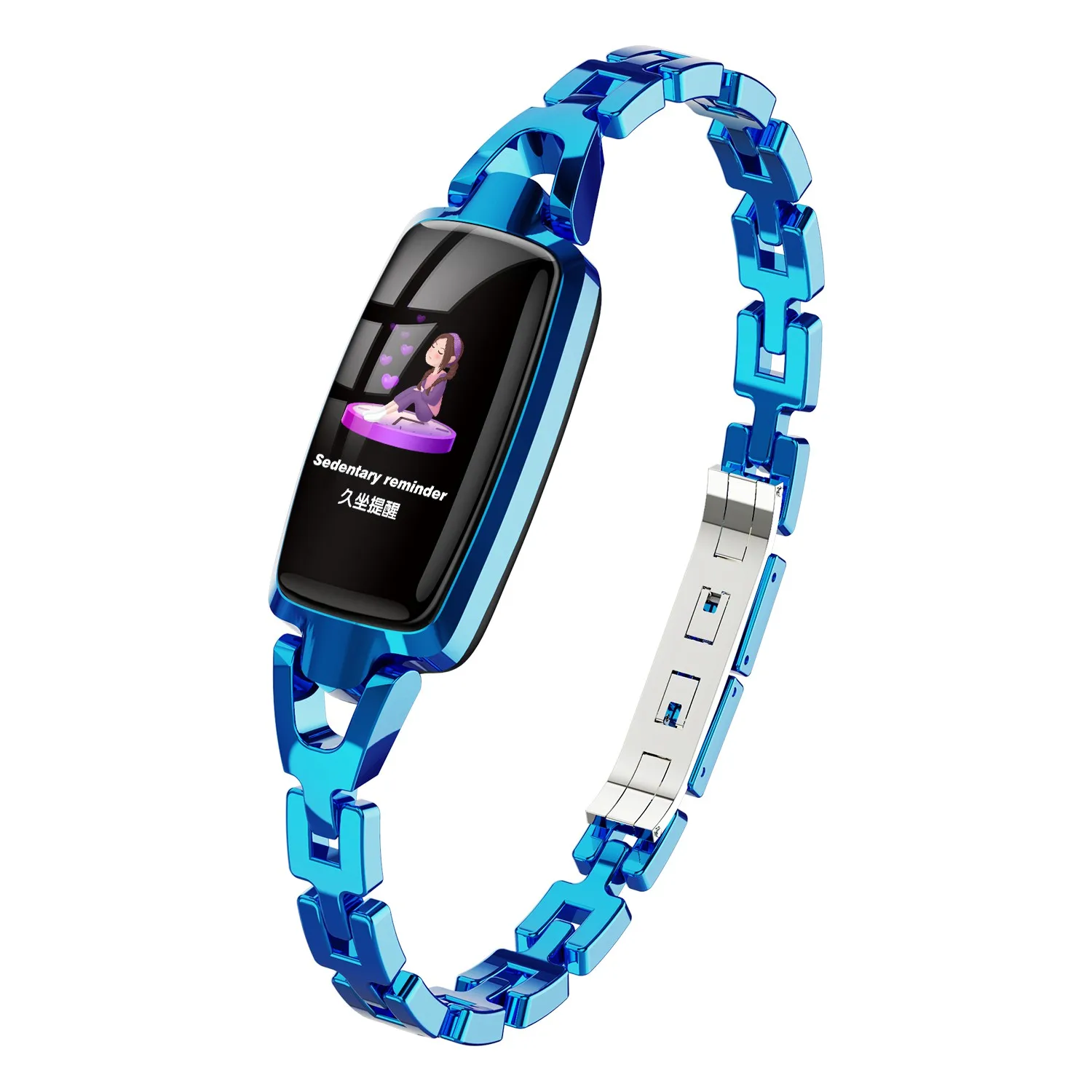 DR66 Смарт-часы для женщин монитор сердечного ритма фитнес-трекер Bluetooth Smartwatch водонепроницаемый Дамский умный браслет женский смарт-браслет
