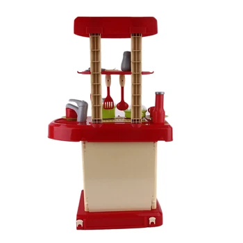 

New Multifunctional Children Play Toy Girl Baby Toy Large Kitchen Cooking Simulation Table Model Utensils Toys Home Decoration