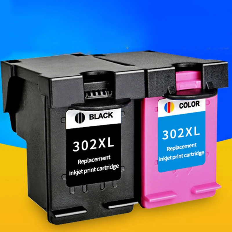 

Black/Color Ink Cartridges Compatible For HP 302 XL OfficeJet 3830 3831 3832 3833 3834 4650 Printer Ink Cartridge