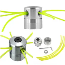 Trimmer Head Playing Straw Agricultural Use Grass Brushcutter Aluminum Silver Durable Updated Garden Tools Outdoor Coil Chain