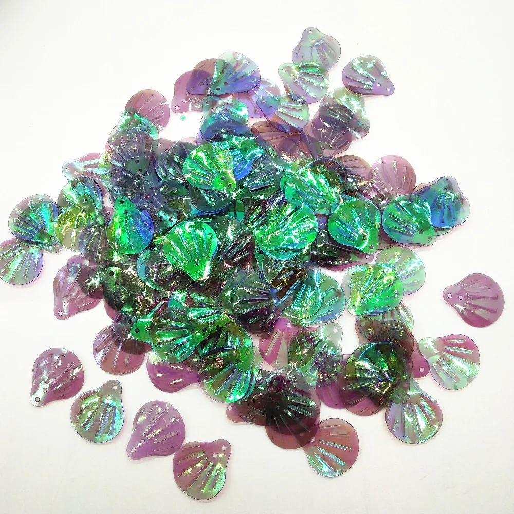 18mm shell transparent light purple 3