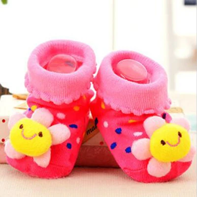 Cartoon Baby Floor Socks Anti-slip Warm Soft for Newborn Infant Toddler Socks Autumn Winter Cotton Breathable Foot Socks 13