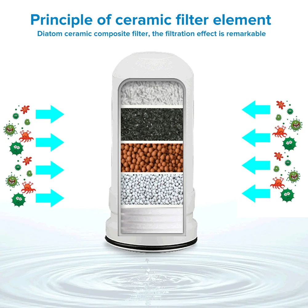 Домашняя кухонная раковина кран моющийся очиститель воды фильтрационный керамический фильтр
