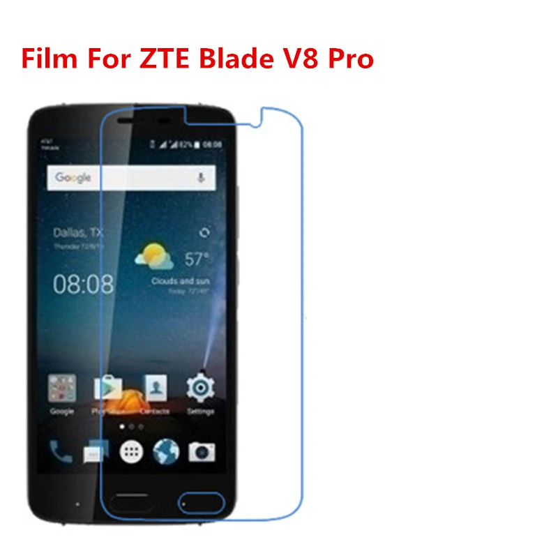 1/2/5/10 Pcs Ultra Thin Clear HD LCD Screen Protector Film With Cleaning Cloth For ZTE Blade V8 Pro. | Мобильные телефоны и