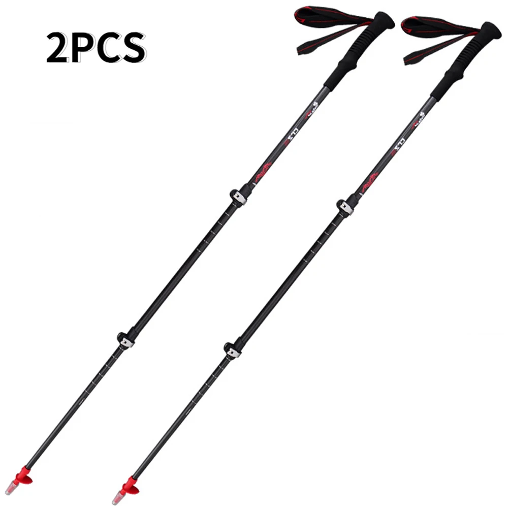 Ultralight Walking Sticks Trekking Pole Telescopic Ski Cane Carbon