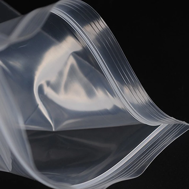 100 шт./лот небольшой замок типа молния Пластиковые пакеты relosable прозрачные Ювелирные изделия/еда сумка для хранения на кухне посылка мешок прозрачный Ziplock мешок