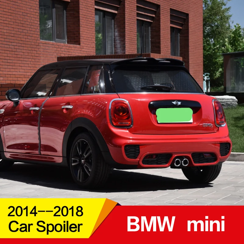 Использовать для BMW MINI cooper спойлер 15 16 17 18 yearF55/56 глянцевый углеродного волокна задний крыла крыши спортивные аксессуары