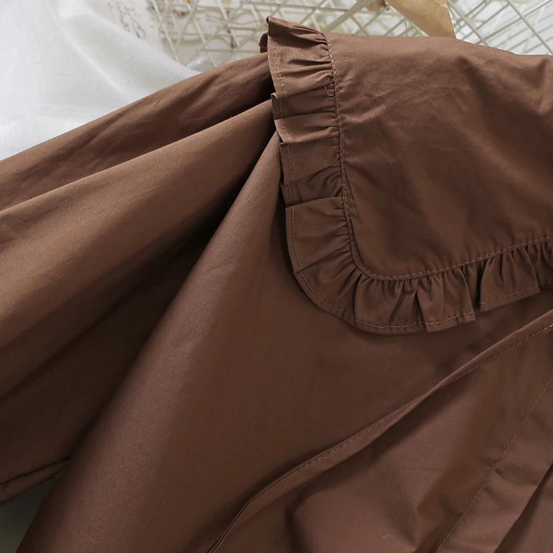 Ruched Baby Doll, свободная стильная блузка с буфами на рукавах, топ, Женский Топ, однотонный, кавайная сорочка, Femme Chemisier Blusa Mujer Camisa