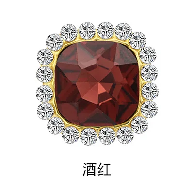 14 mm per cucire artigli dorati strass perline di cristallo rotonde applicazioni fiore cucire su strass diamante per cucito vestiti-colore casuale mix-8 mm 50 pezzi