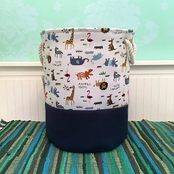 

Waterproof Large Folding Laundry Basket Dirty Clothes Kids Toys Storage Baskets Home Organizer Storage Barrel Laundry Bucket