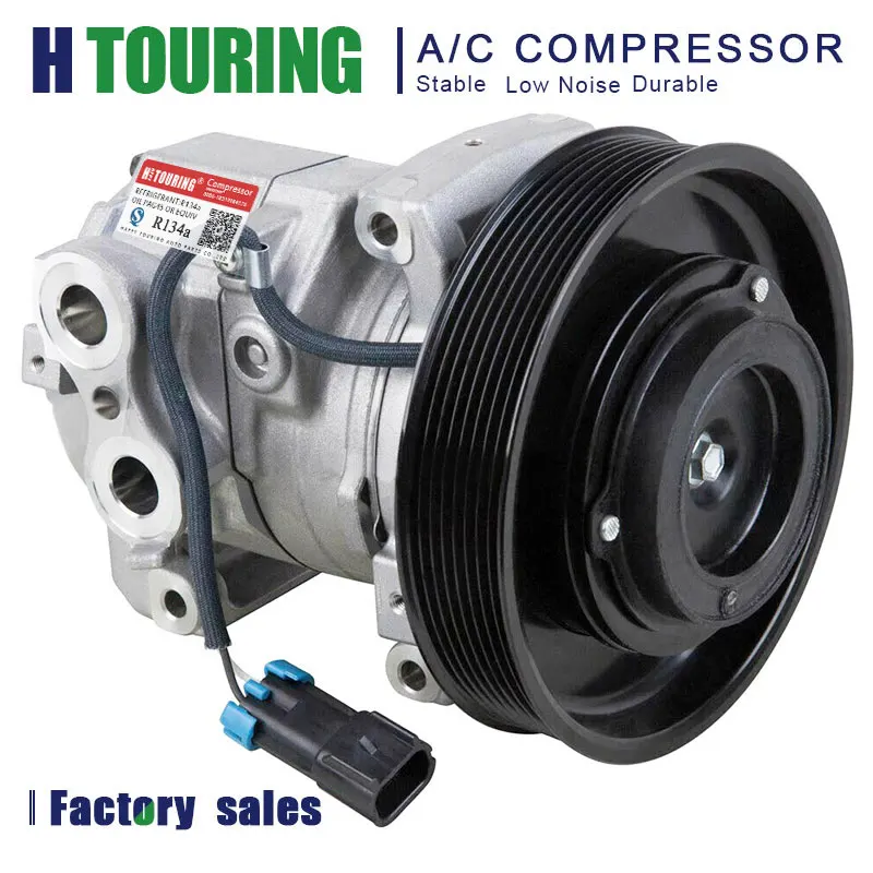 

10S15C AC Compressor for Freightliner Cascadia Cummins 2011-2015 Air A2265772000 2265772000 4472801501 447280-1501 447280 1501