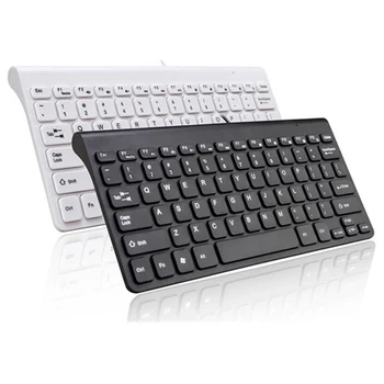 

Slim Portable USB 2.0 keyboard Mini 78-key wired keyboard For Tablet Laptop PC Ipad Support Ios Android System