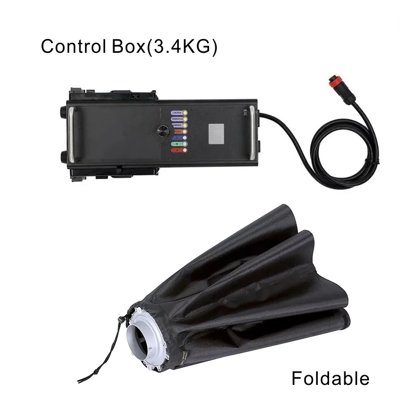 FalconEyes 220W Foldable LED RGB Fotografia Light Continuous Lighting Bowens Mount For Dslr Camera/