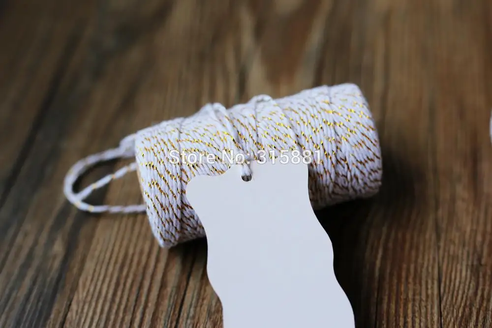 Gold and Silver Metallic Bakers Twine Spool,Wedding, Baby Shower, Rustic Decoration, Gold Gift Wrap 100M/Lot