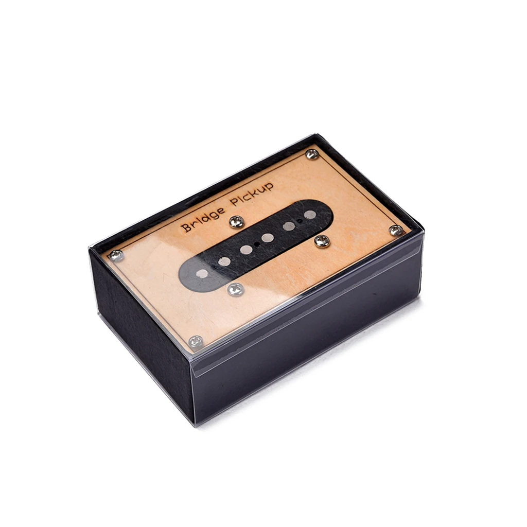 Guitar Bridge Pickup Single Core Copper for Telecaster Electric Guitar 2.83x1.50x0.75inch