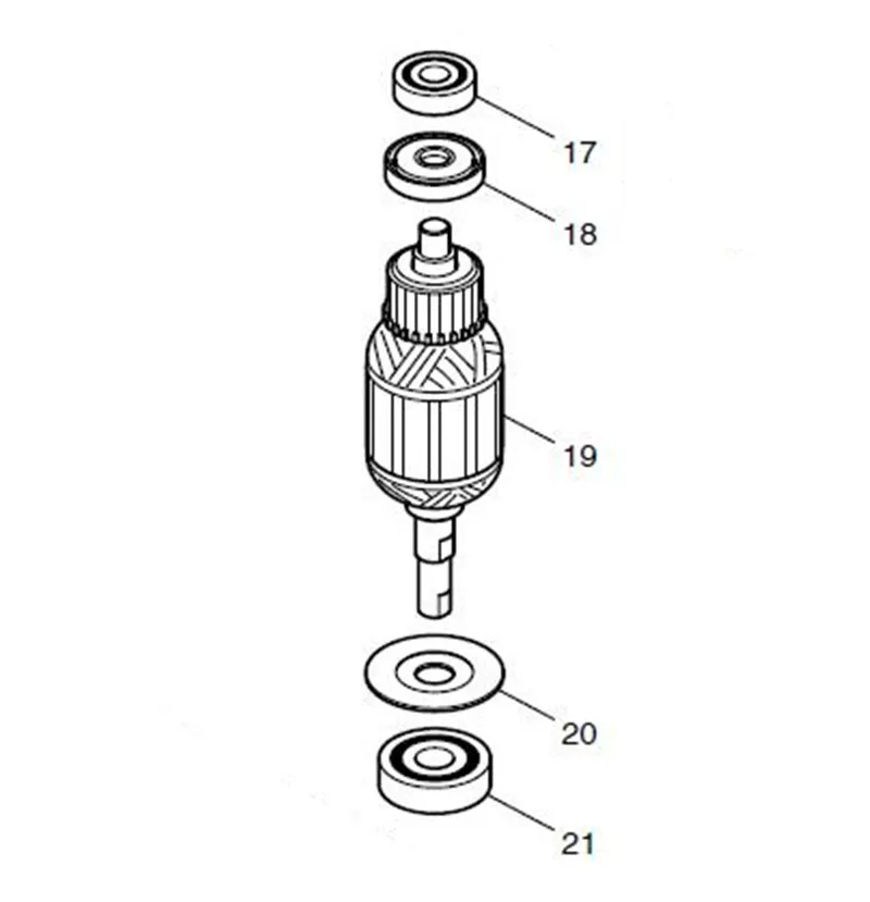 Роторный мотор MAKITA 518891-0 арматура для ротора BO4556 | Инструменты