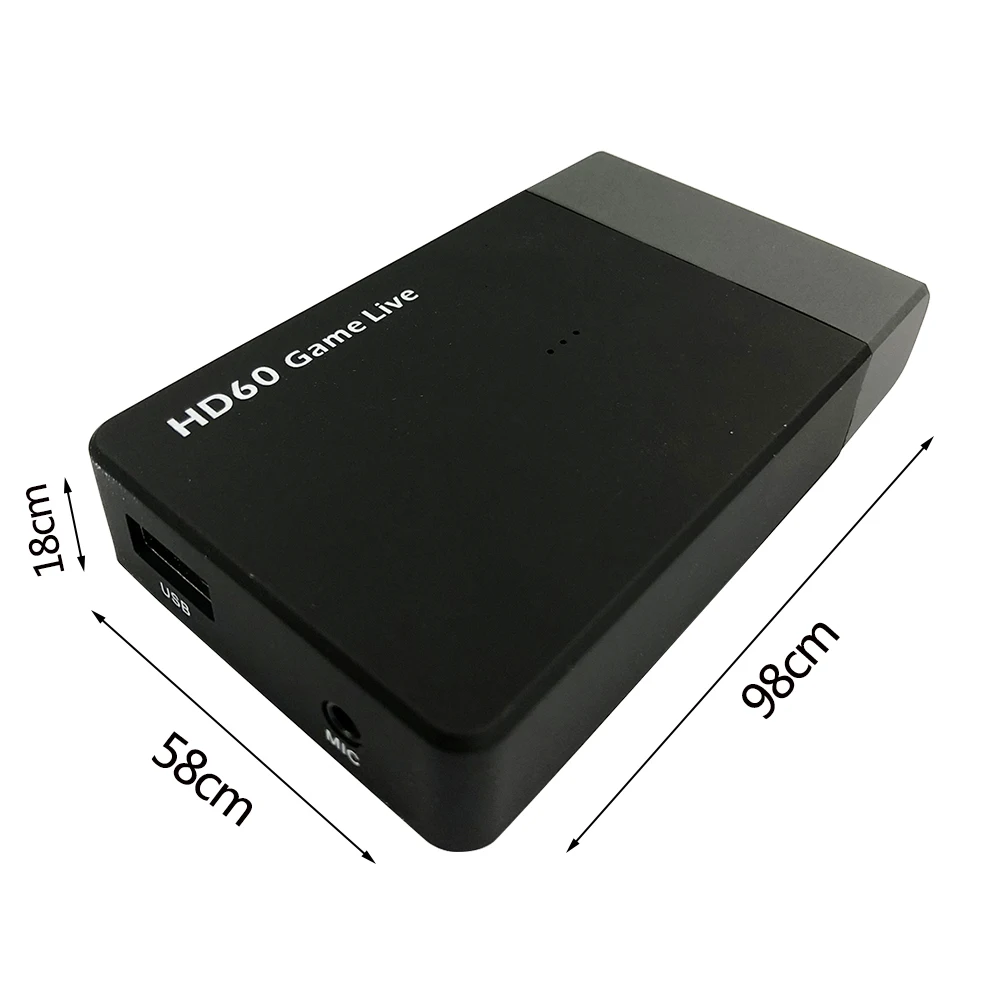 USB 3,0 высокоскоростной игровой захват 1080P HD адаптер живое потоковое устройство для экономии электроэнергии аудио Черный видео карта захвата Бесплатный привод