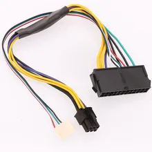 Adaptateur ATX 24 broches vers carte mère 2 ports 6 broches, cordon d'alimentation pour HP Z220 Z230 SFF, carte mère de serveur, station de travail, 30cm, nouveau