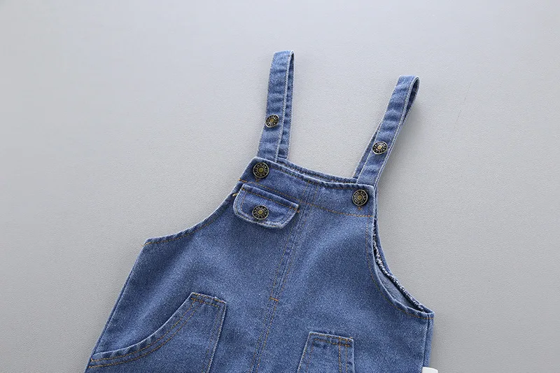 Autumn New Style CHILDREN'S Overalls Baby Jeans Korean-style Small CHILDREN'S Hot Selling Cowboy Suspender Pants