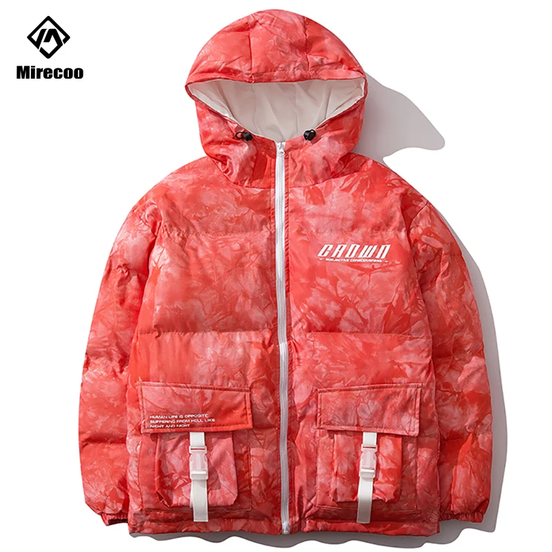 Мужская парка с ленточным карманом куртка Commander зимняя женская ветровка