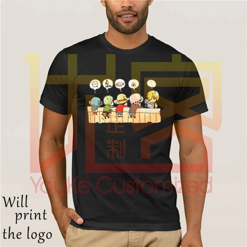 One Piece T Shirt Luffy Roronoa Zoro Sanji Nami Tony Chopper Nico Robin Usopp Franky Japanese Anime Homme Tee | Мужская одежда