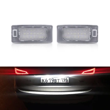 

2x CAN-bus Error Free White Led Number License Plate Light For Audi A1 8X A3 8V A4 S4 B8 A5 S5 8T A6 C7 4G A7 4G Q3 Q5 TT 8J