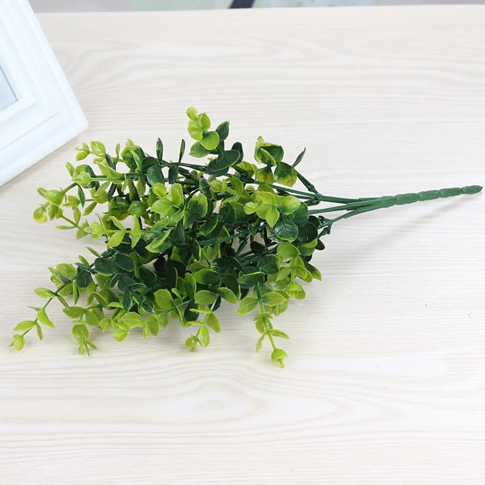 Искусственное растение, искусственное растение в горшках, зеленое растение, бонсай, декор для гостиной, интерьер, цветочек, 49 сетчатых пластиковых цветов