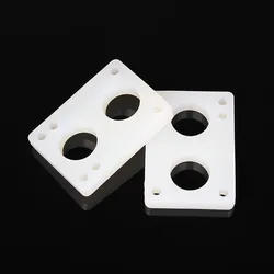 1 Pair Skateboard Shock Riser Pads Longboard Rubber Damping Pad 12mm/11mm Protector