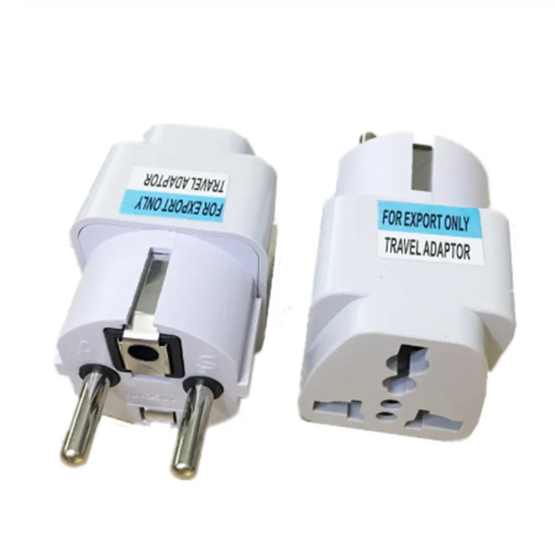 1pcs High Quality Prtical Universal EU UK AU to US USA Power Adapter Travel Plug Converter 2 Flat Pin