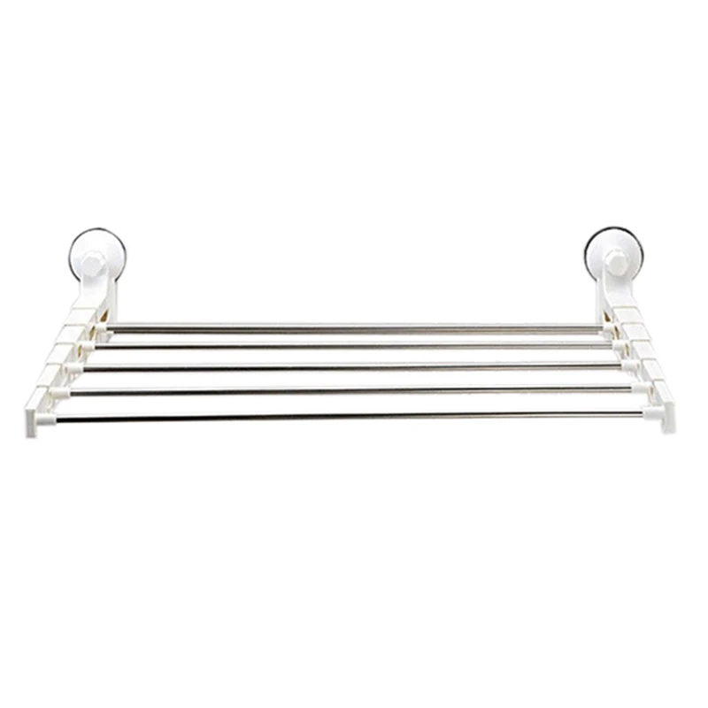 Strong Suction Cup Towel Rack Stainless Steel Bathroom Rail Kitchen Polished Holder Hardware | Обустройство дома