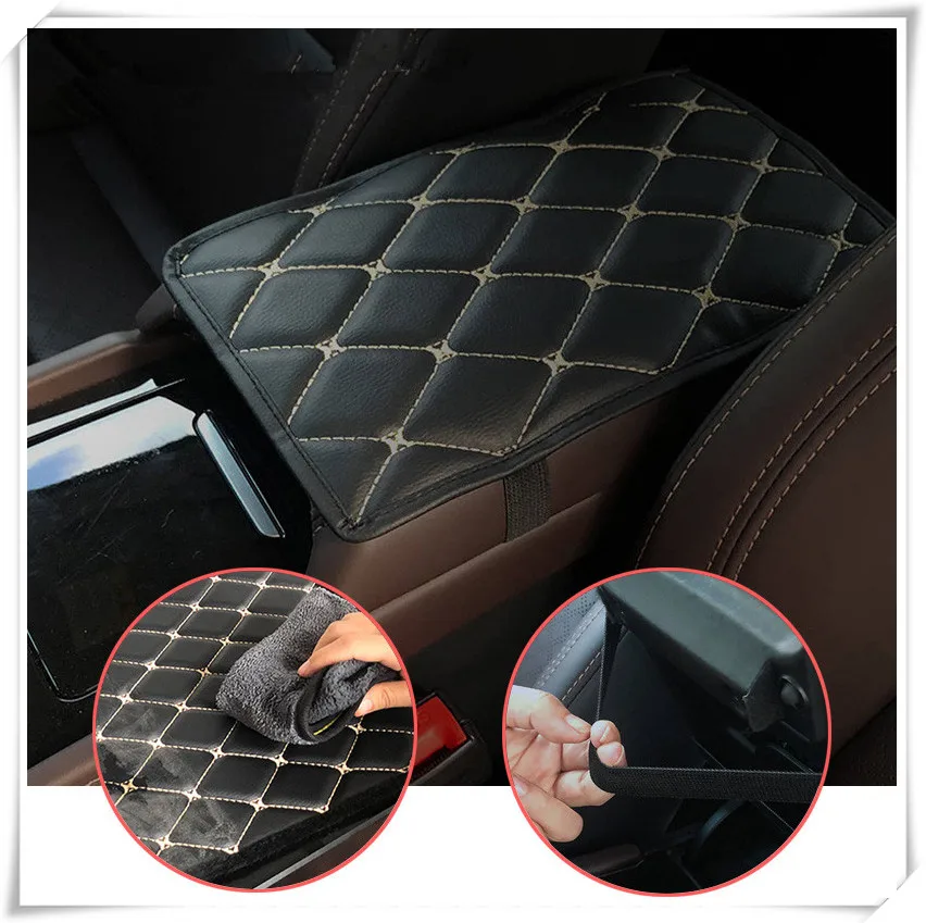 

Car Armrest Mat Auto Armrests Mats Cushion Cover Pad for Lexus LF-FC LF-C2 GX LF-NX ES350 LFA LF-LC LF-CC IS LX GS LF-SA RX