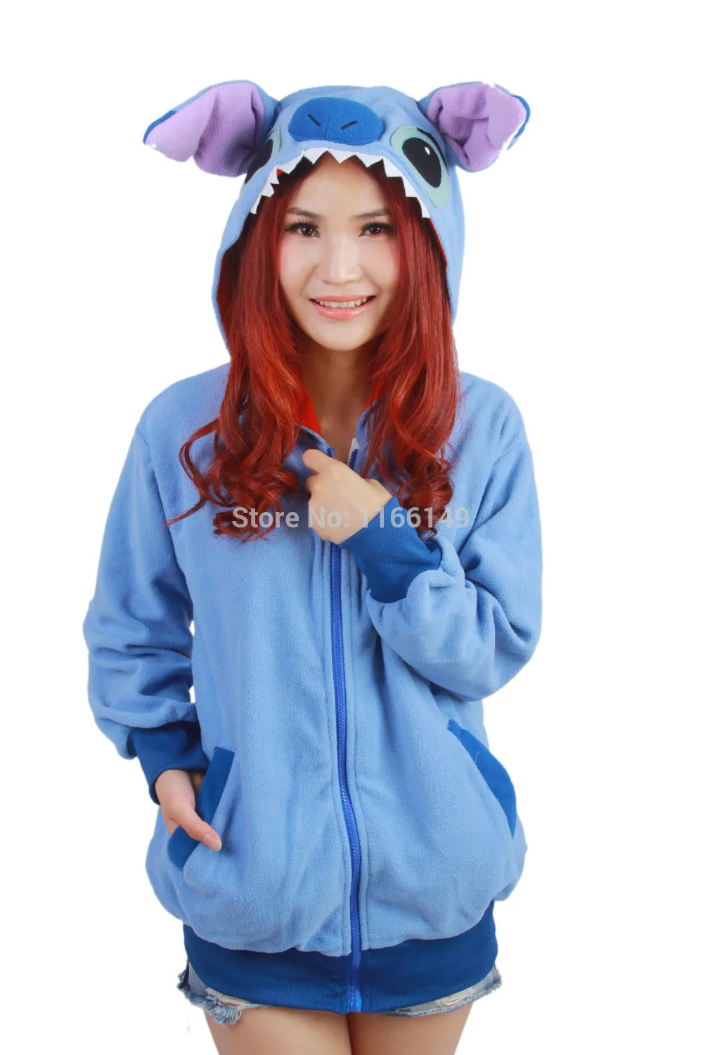 stitch hoodie jacket