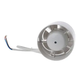 

Round Pipe Fan Duct Booster Exhaust Ventilator Ventilation Vent Air 4" 5" 6" Mute for Window Bathroom Toilet Kitchen 220V