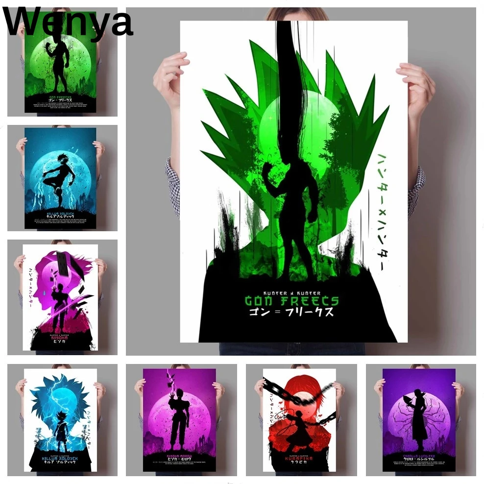 Картина на холсте Hunter X охотничий плакат киллуа золдик Курапика Гон фрисс хисока