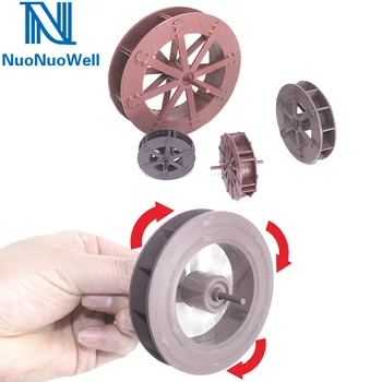 

NuoNuoWell Dia.5-14CM Plastic Wheel Water/Wind Drive Running Wheel Aquarium Ornaments Pond Rockery Accessories 2PC