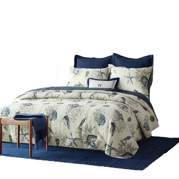 

230x250cm/250x270cm Plant Printed Pillowcase Quilts Sets Summer Blankets Thin Air-conditioned Quilting Duvets Comforter Washed