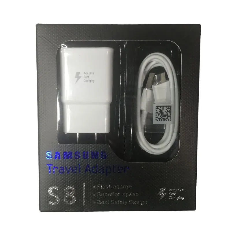 Samsung быстрое зарядное устройство Galaxy S8 9В/1.67A быстрое зарядное устройство и кабель для S10 S9 A8s A6s плюс A10 A30 A40 A50 A60 A70