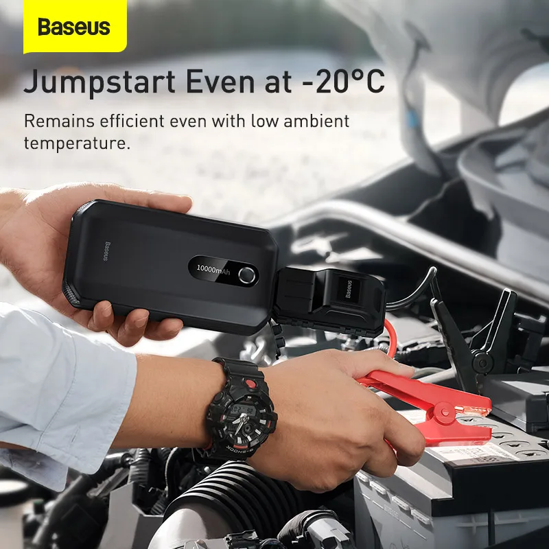 Baseus Car Jump Starter Power Bank 20000mAh 10000mAh Portable Car Booster Emergency Battery Charger 12V 2000A Starting Device car jump starter,jump starter,car battery charger,portable battery charger