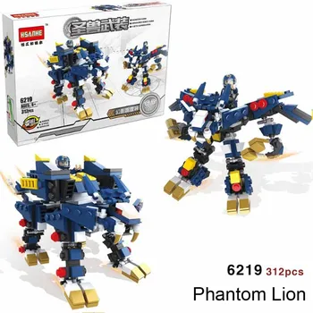

Phantom Holy Beast Warrior Phantom Lion 312pcs Action figures Building Blocks Toys Compatible All Brand Bricks Toys Gift NO.6219