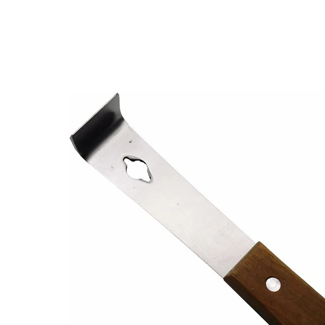 Méhészet Többfunkciós Kaptárkaparó Szerszám Fa Fogantyúval Méh Vétel Mézes Vágott Mézkés Szükséges Kaptár Felszerelés - Image 3