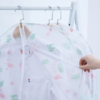 

Wardrobe Clothes Overcoat Cover Clothing Dust Cover Hanging Household Simplicity Garment Suit Bag Cover Clothing-Washing Transpa