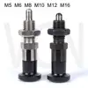 Stock VCN210 Indexing plungers,spring plungers,spring lock pin,aluminum knob, Screw with spring pin ,fine thread M8M10M12M16 ► Photo 3/6