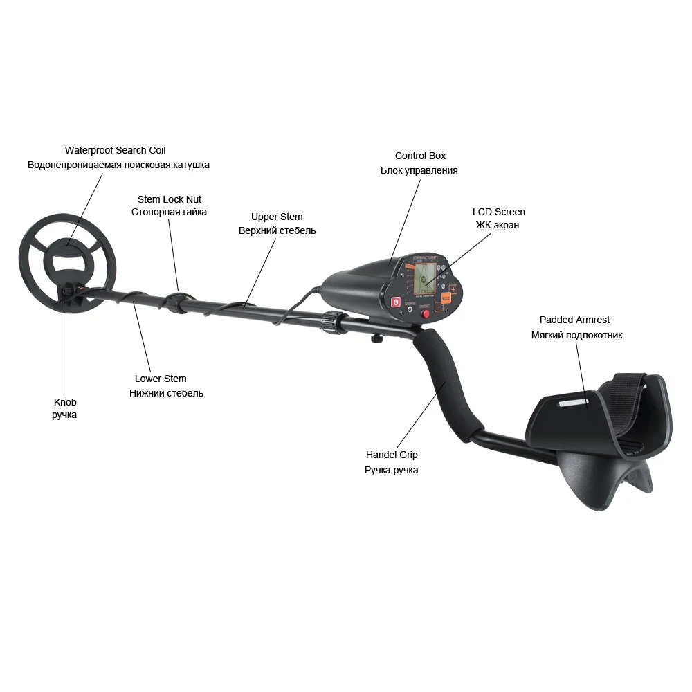 

HKNA 2020 Underground Metal Detector MD5030 High Sensitivity Depth Pin Pointer Gold Finder Treasure Hunter