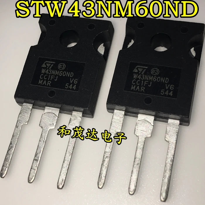 2шт/STW43NM60ND 43NM60ND 600V TO-247