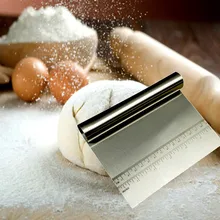1 шт. из нержавеющей стали скребок для теста для пиццы резак для выпечки лопатки для теста помадка украшения торта инструменты кухонные аксессуары# RH