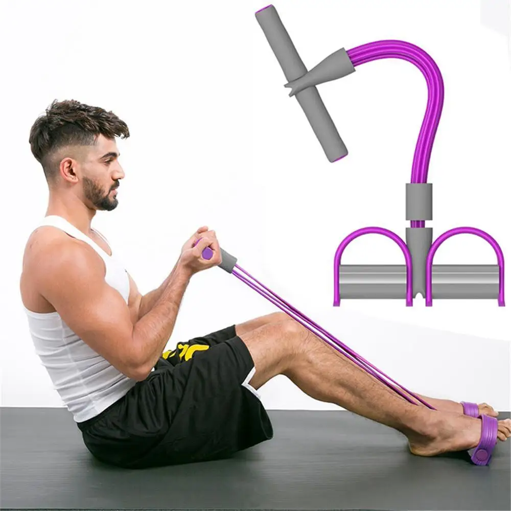 

Fitness Elastic Rally Rope Abdominal Trainer Rowing Machine Rubber Resistance Band Home Sports Training Fitness Equipment