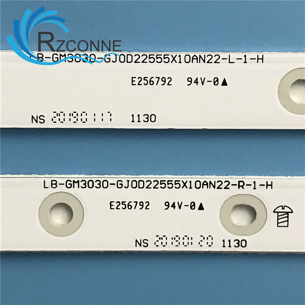 Faixa de Retroiluminação Led para 55pus6804 Gj0d22555x10pc09 55pus7304 55pus6704 55pus7394 55pus7504 Faixa de Retroiluminação - Imagem 5