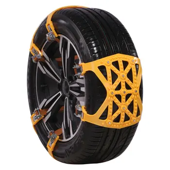 

car snow chains Anti-skid chain Skidproof Chains tire tendon double ratcheting anti skid belt strap Resistant winter universal